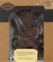 slide 1 of 1, Private Selection Turtle Brownie Cookies, 6 ct; 9 oz