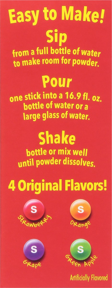 slide 7 of 9, Skittles Zero Sugar Singles To Go Original Drink Mix Variety Pack 30 ea, 30 ct
