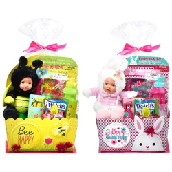 Mega Plush Doll Filled Basket