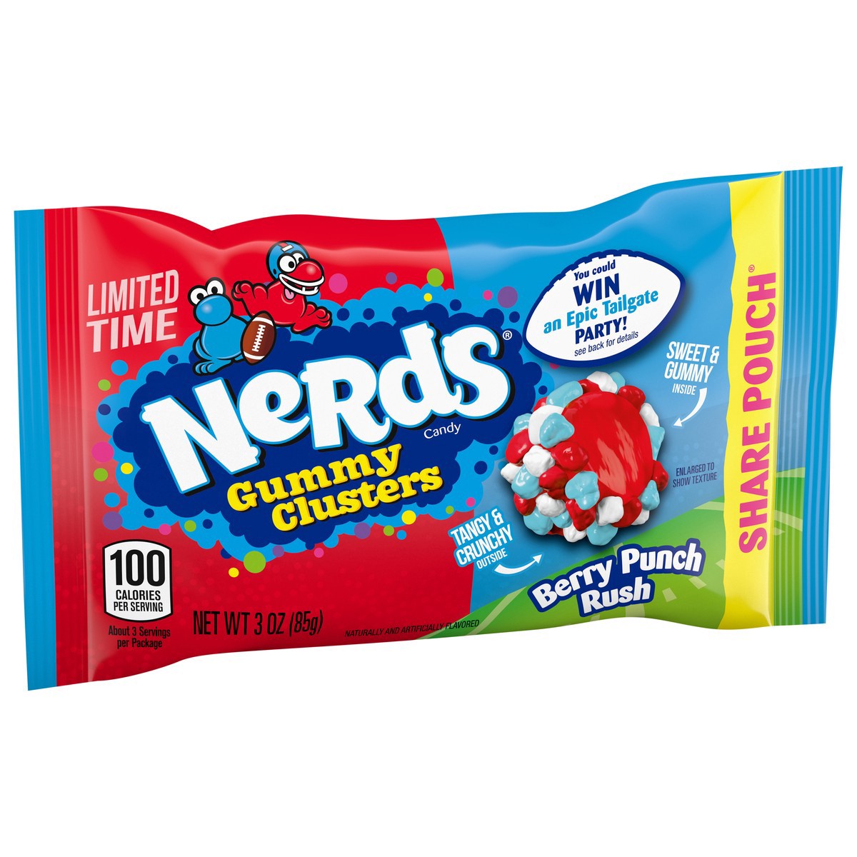 slide 10 of 13, Nerds Gummy Clusters Bry P, 3 oz