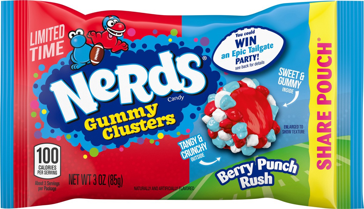 slide 12 of 13, Nerds Gummy Clusters Bry P, 3 oz