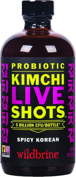 slide 1 of 1, Wildbrine Kimchi Shots Spicy Korean, 8 oz