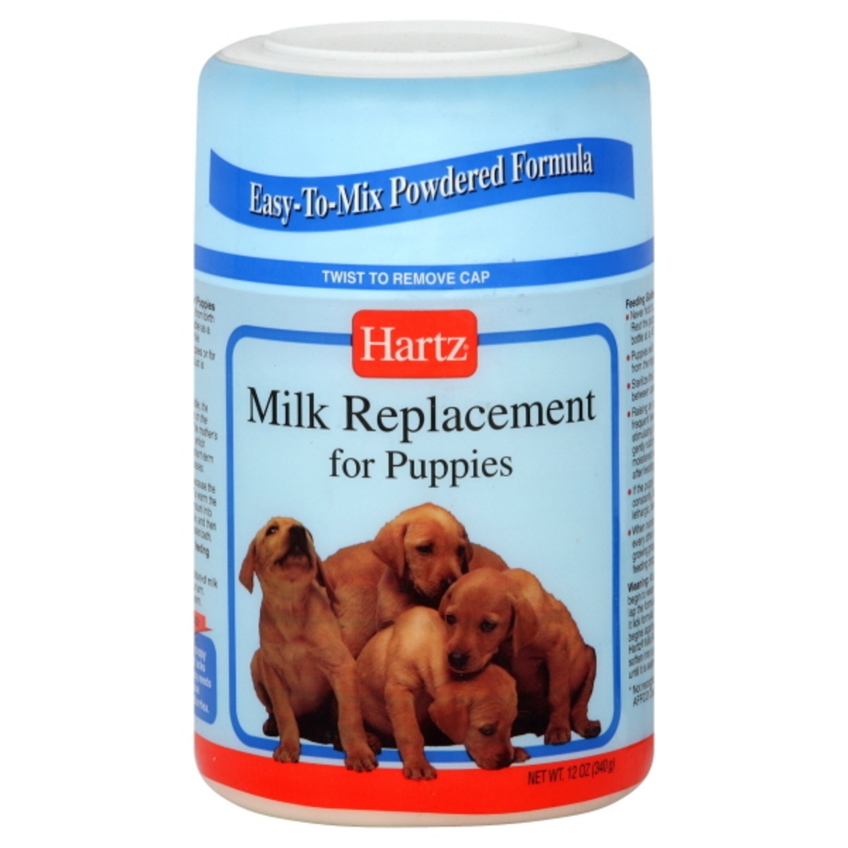 slide 1 of 1, Hartz Milk Replacement for Puppies, 12 oz