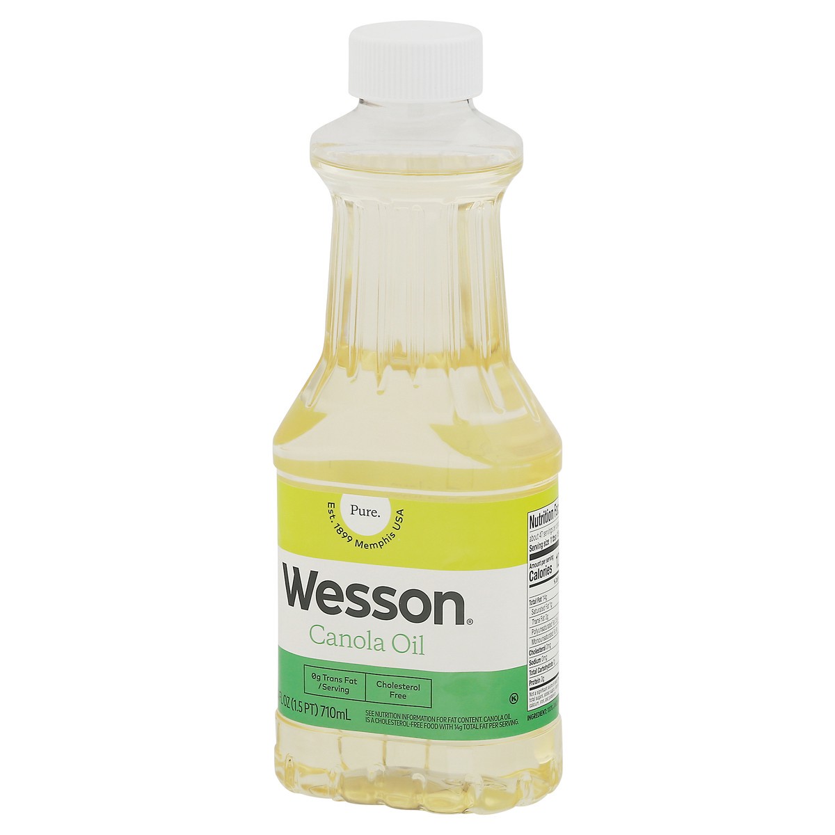 slide 6 of 9, Wesson Pure Canola Oil 24 fl oz, 24 fl oz