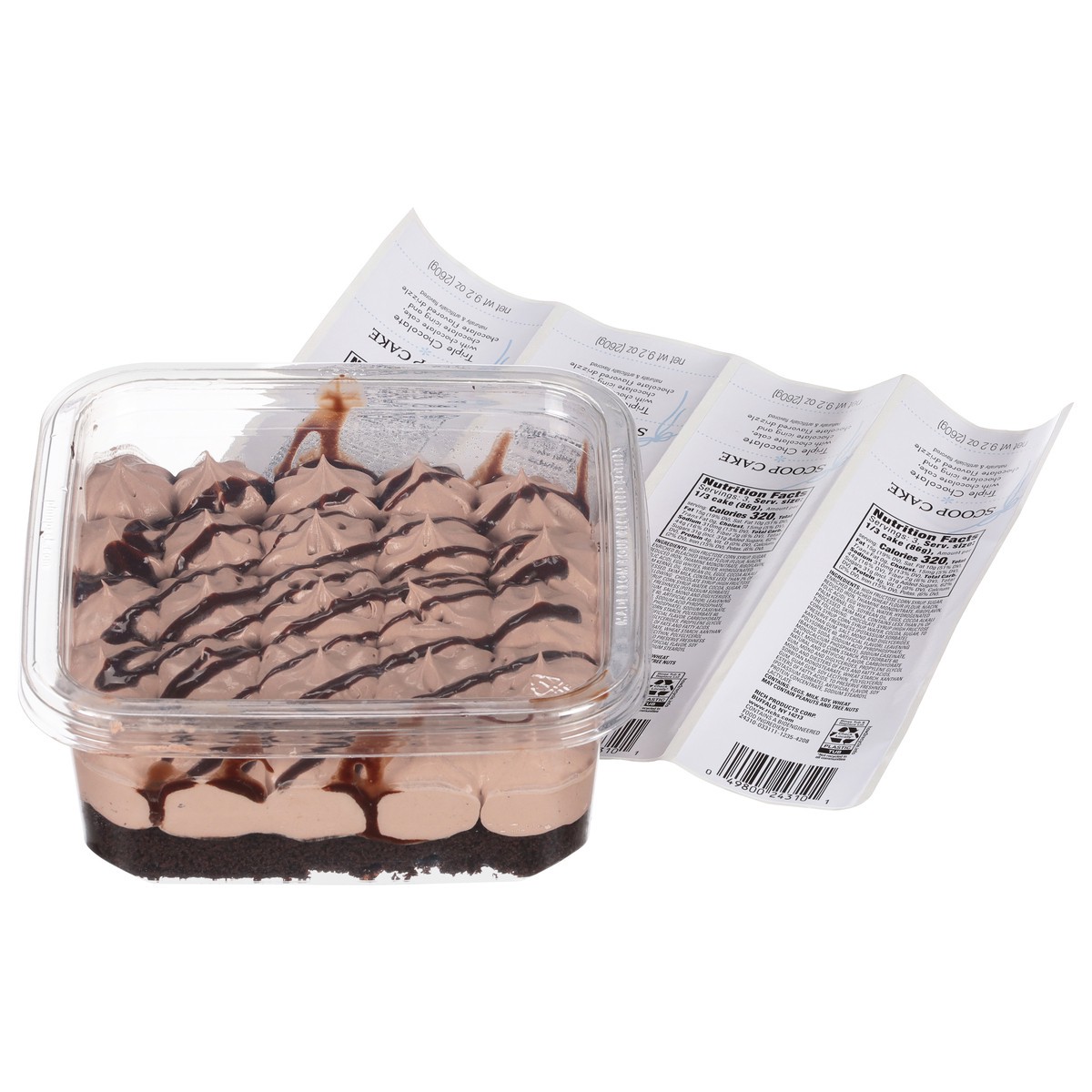 slide 1 of 4, Rich's Triple Chocolate Scoop Cake 9.2 oz, 9.2 oz