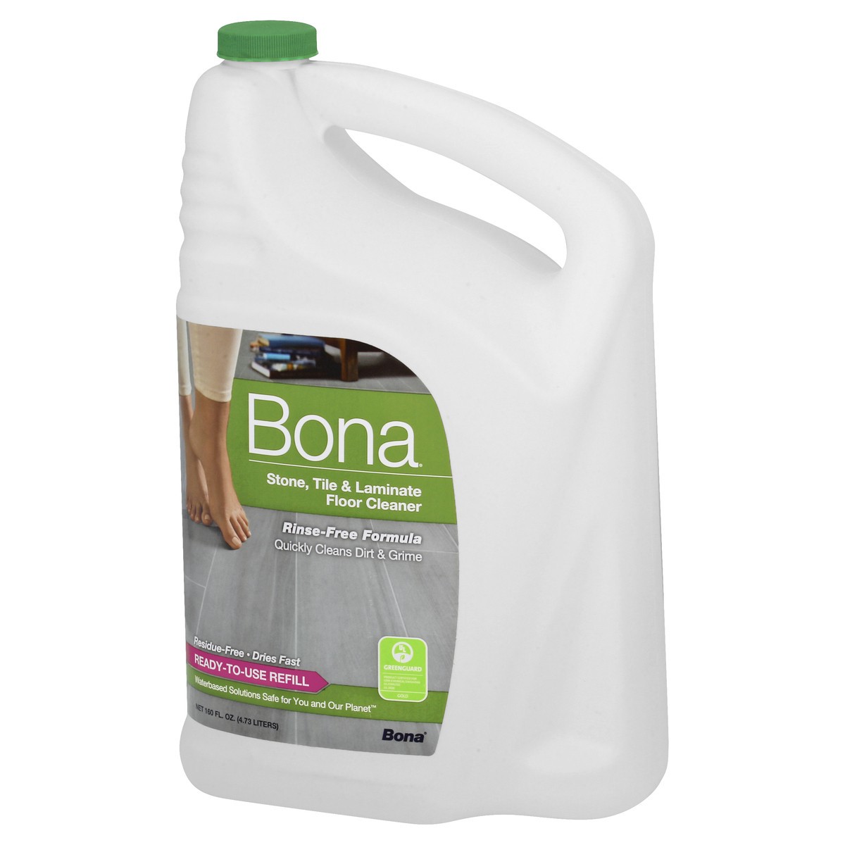 slide 3 of 8, Bona Hard-Surface Floor Cleaner Refill, 160 fl oz