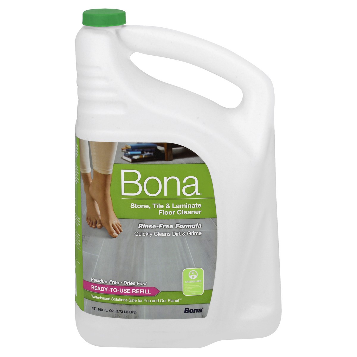 slide 1 of 8, Bona Hard-Surface Floor Cleaner Refill, 160 fl oz