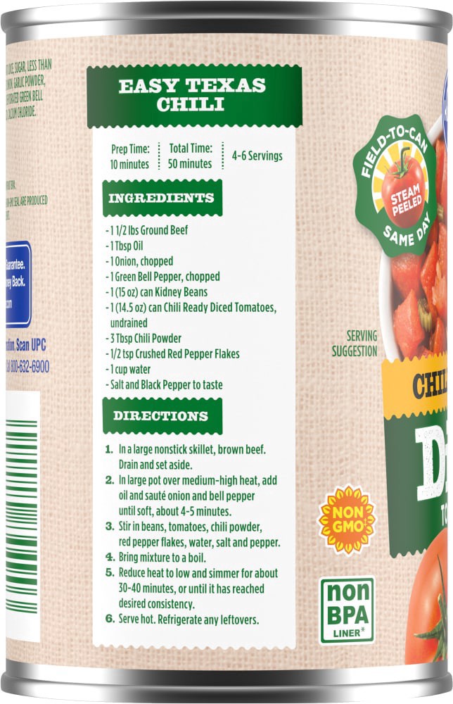 slide 2 of 4, Kroger Diced Tomatoes with Chili Seasoning, 14.5 oz