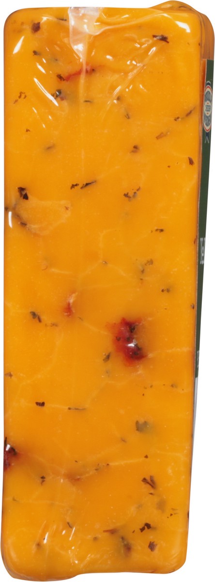 slide 9 of 11, Jim's Cheese Yellow Cheddar Cheese with Tomato Basil 7.5 oz, 7.50 oz