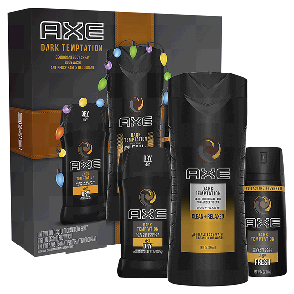 AXE Temptation Axe Gift Set with Body Spray, Antiperspirant Deodorant Stick Body Wash 1 ct Shipt