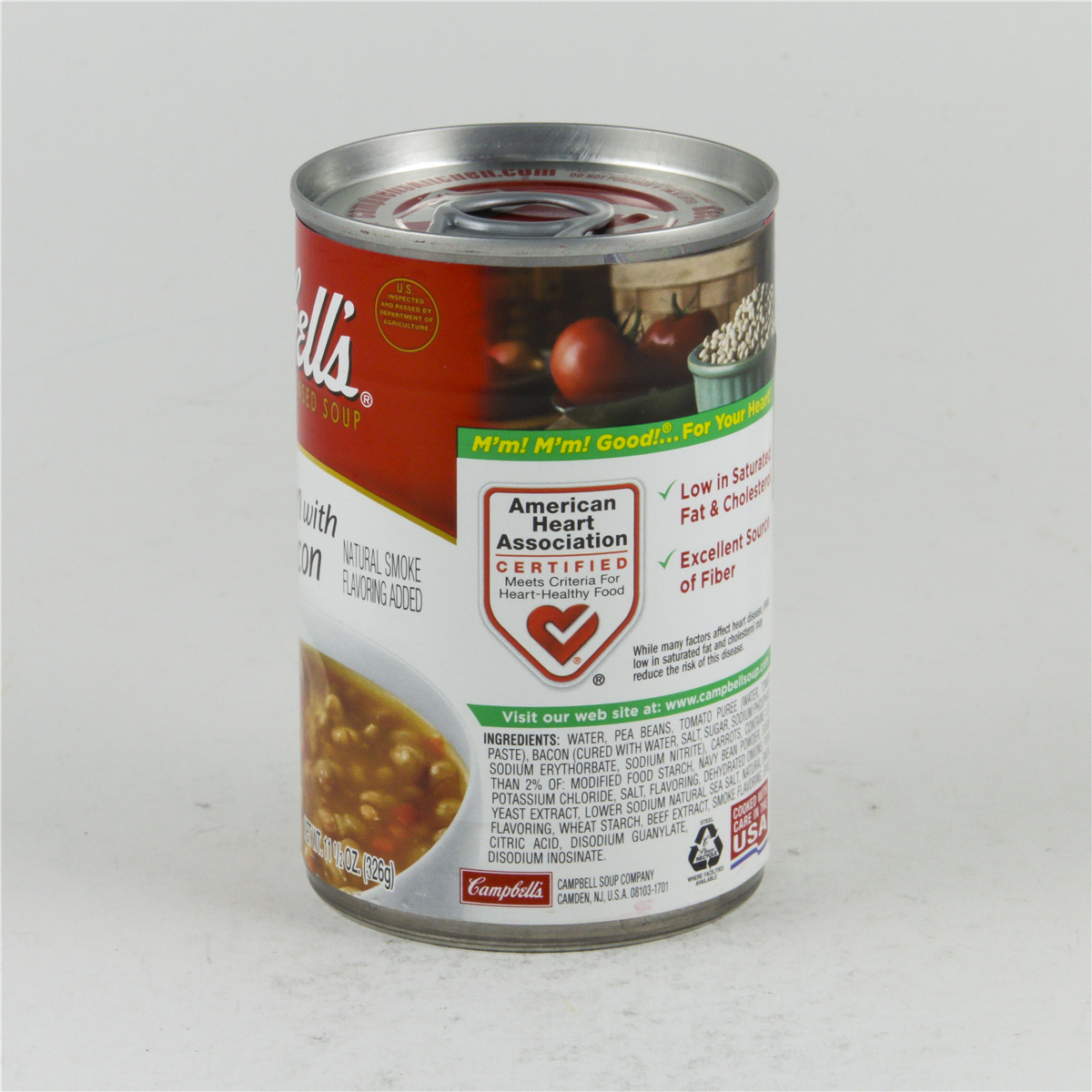 slide 4 of 4, Campbell's Condensed Healthy Request Bean With Bacon Soup, 11.5 oz