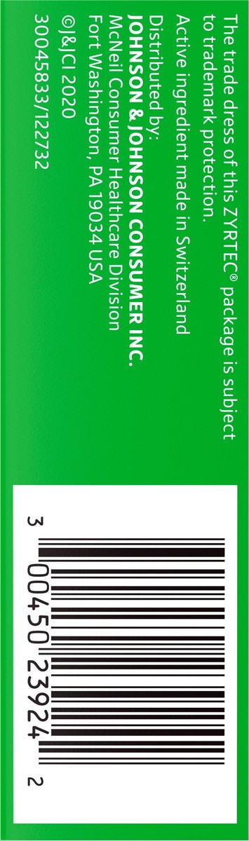 slide 6 of 7, Zyrtec Children's Zyrtec Allergy Dye-Free Grape Flavor Chewables, 24 ct, 24 ct