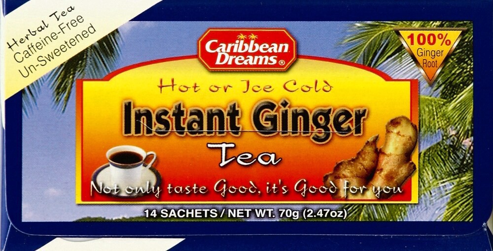 slide 3 of 4, Caribbean Dreams® Instant Ginger Tea, 14 ct