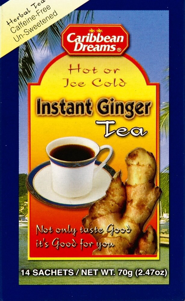 slide 4 of 4, Caribbean Dreams® Instant Ginger Tea, 14 ct