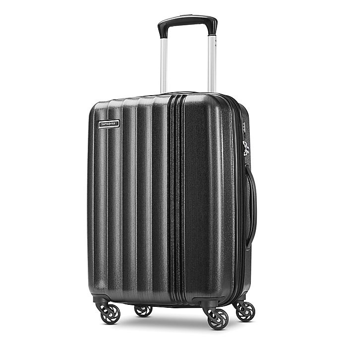 slide 1 of 7, Samsonite Cerene Hardside Spinner Carry On Luggage - Black, 20 in