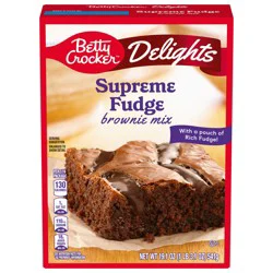 Betty Crocker Delights Supreme Fudge Brownie Mix, 19.1 oz.