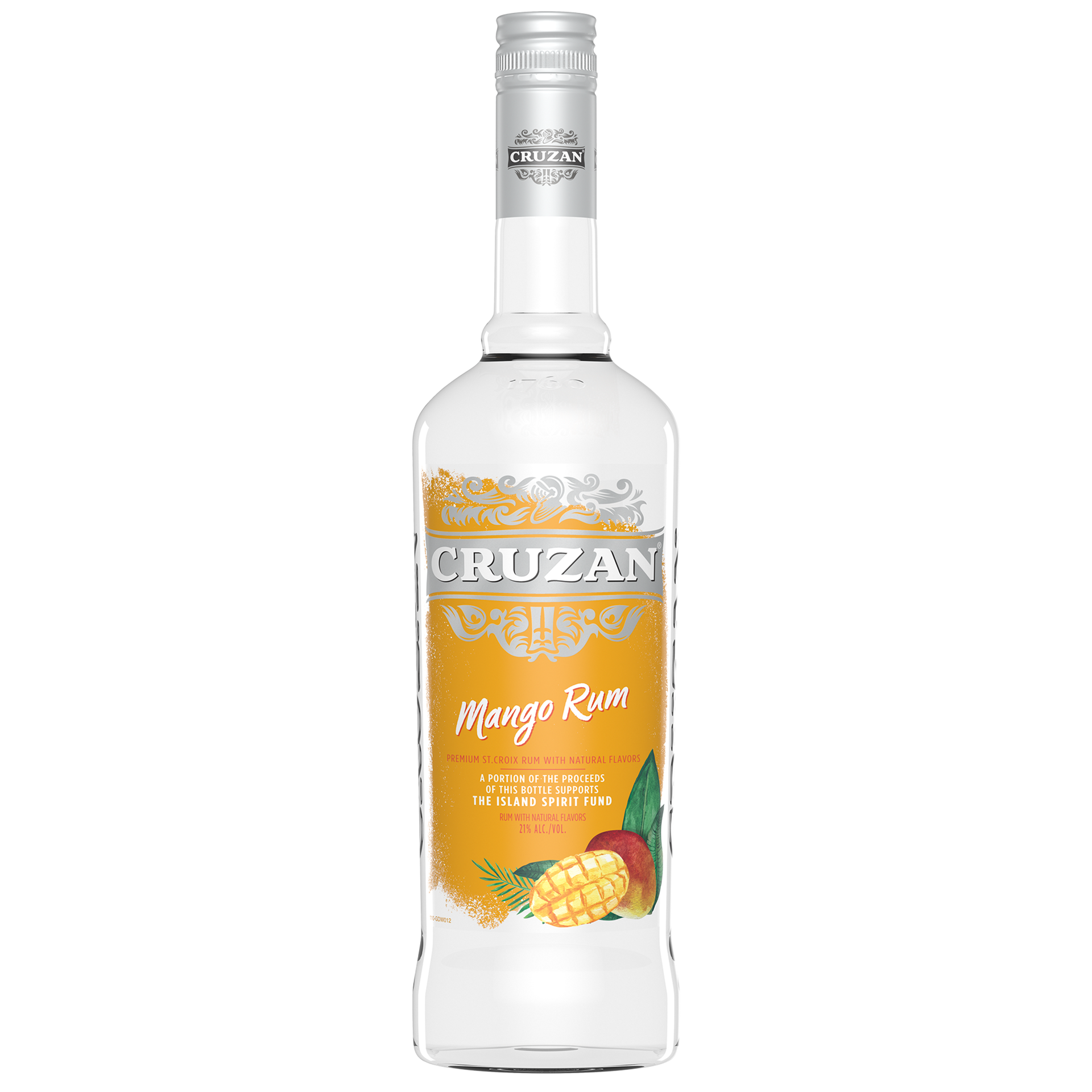 slide 2 of 2, Cruzan Mango Flavored Rum 750 ml, 750 ml