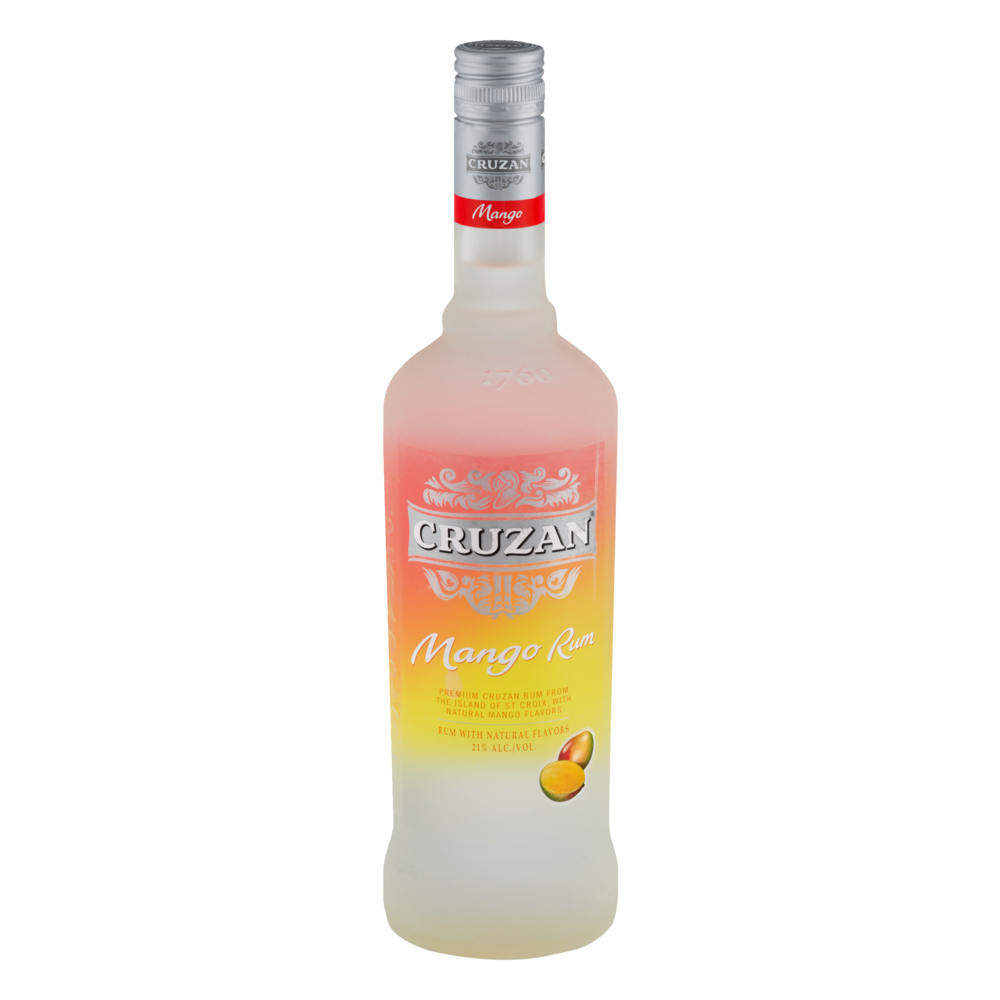slide 1 of 1, Cruzan Mango Rum, 750 ml