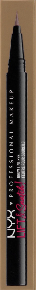 slide 2 of 9, NYX Professional Makeup Lift N Snatch! Brow Tint Pen - Taupe - 0.03 fl oz, 0.03 fl oz