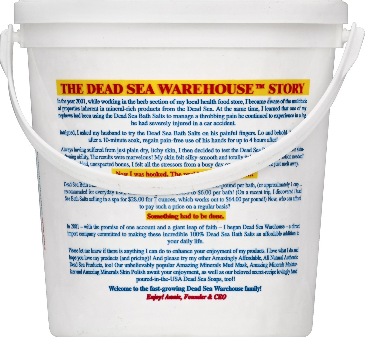 slide 2 of 4, Dead Sea Warehouse Bath Salts 80 oz, 80 oz