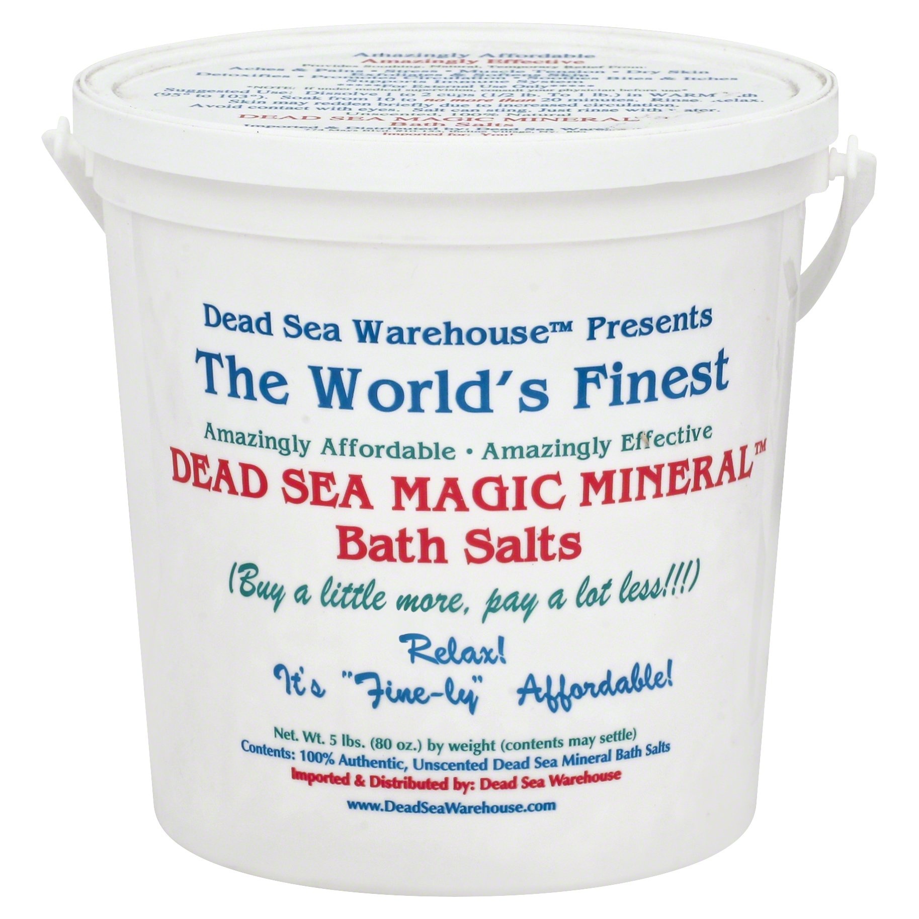 slide 1 of 1, Dead Sea Warehouse Bath Salts, 5 lb