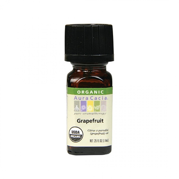 slide 1 of 1, Aura Cacia Essential Oils Grapefruit, 0.25 oz