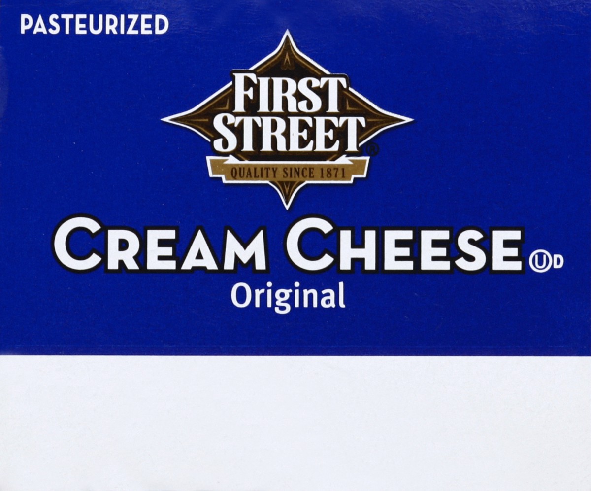 slide 5 of 6, First Street Cream Cheese Loaf, 3 lb