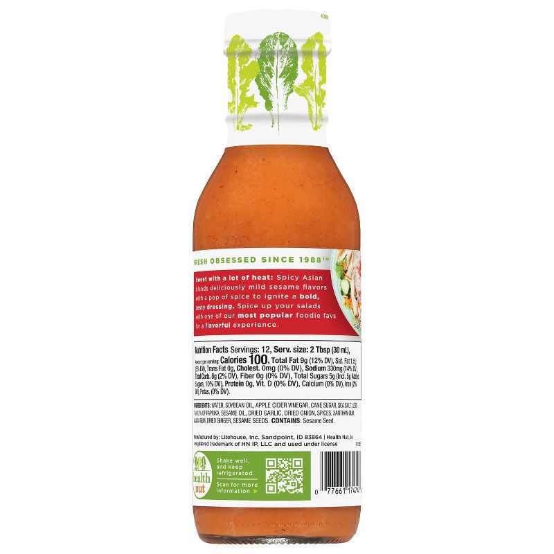 slide 3 of 4, Health Nut Spicy Asian Dressing 12 fl oz, 12 fl oz