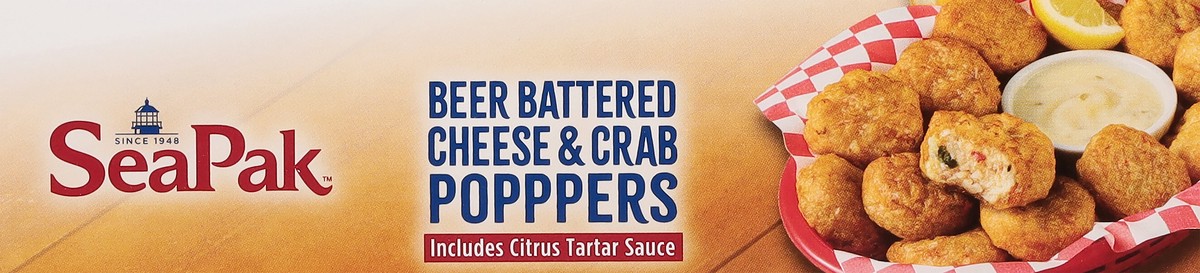 slide 8 of 13, SeaPak Beer Battered Cheese & Crab Poppers 11 oz, 11 oz