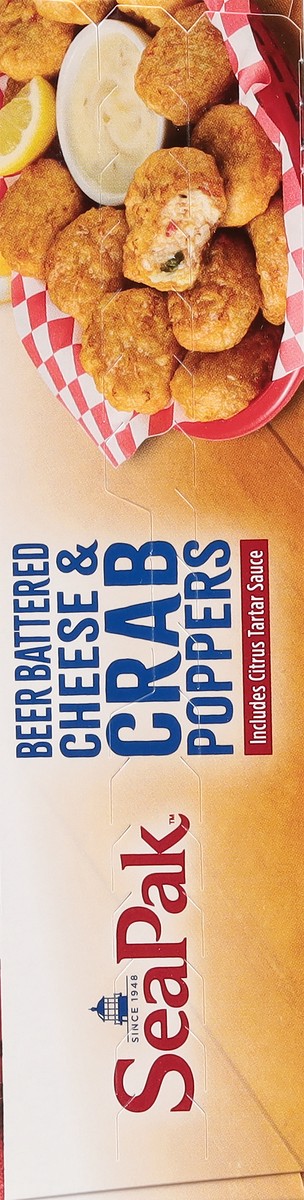 slide 4 of 13, SeaPak Beer Battered Cheese & Crab Poppers 11 oz, 11 oz