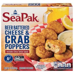 SeaPak Beer Battered Cheese & Crab Poppers 11 oz