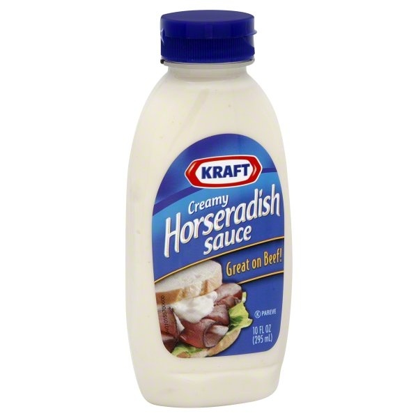 slide 1 of 1, Kraft Horseradish Sauce, Creamy, 9 oz