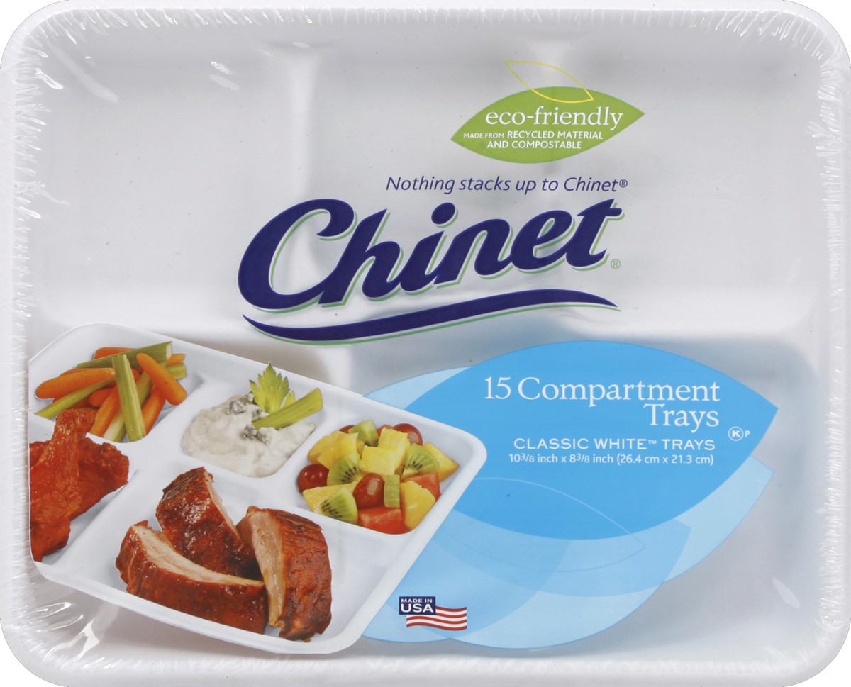 slide 1 of 4, Chinet Luau Trays 15 Count, 1 ct