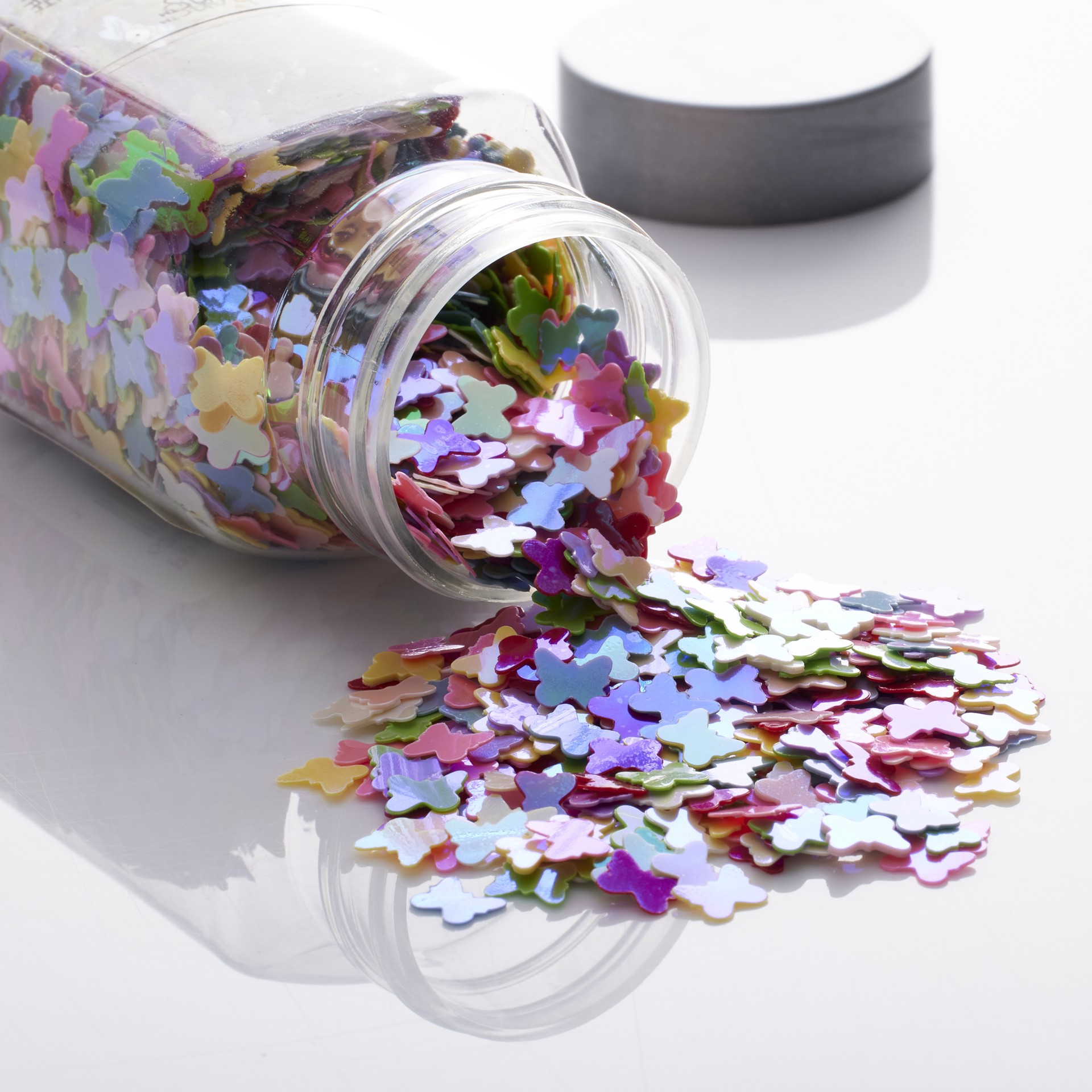 slide 3 of 4, Multi Butterfly Specialty Polyester Glitter By Recollections, 1.2 oz