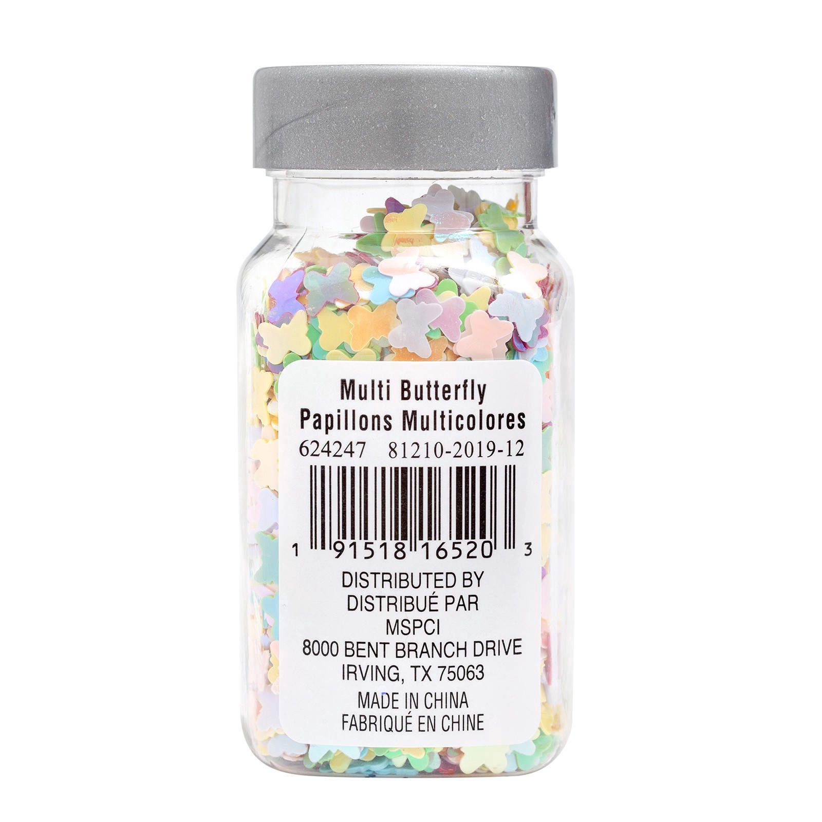 slide 4 of 4, Multi Butterfly Specialty Polyester Glitter By Recollections, 1.2 oz