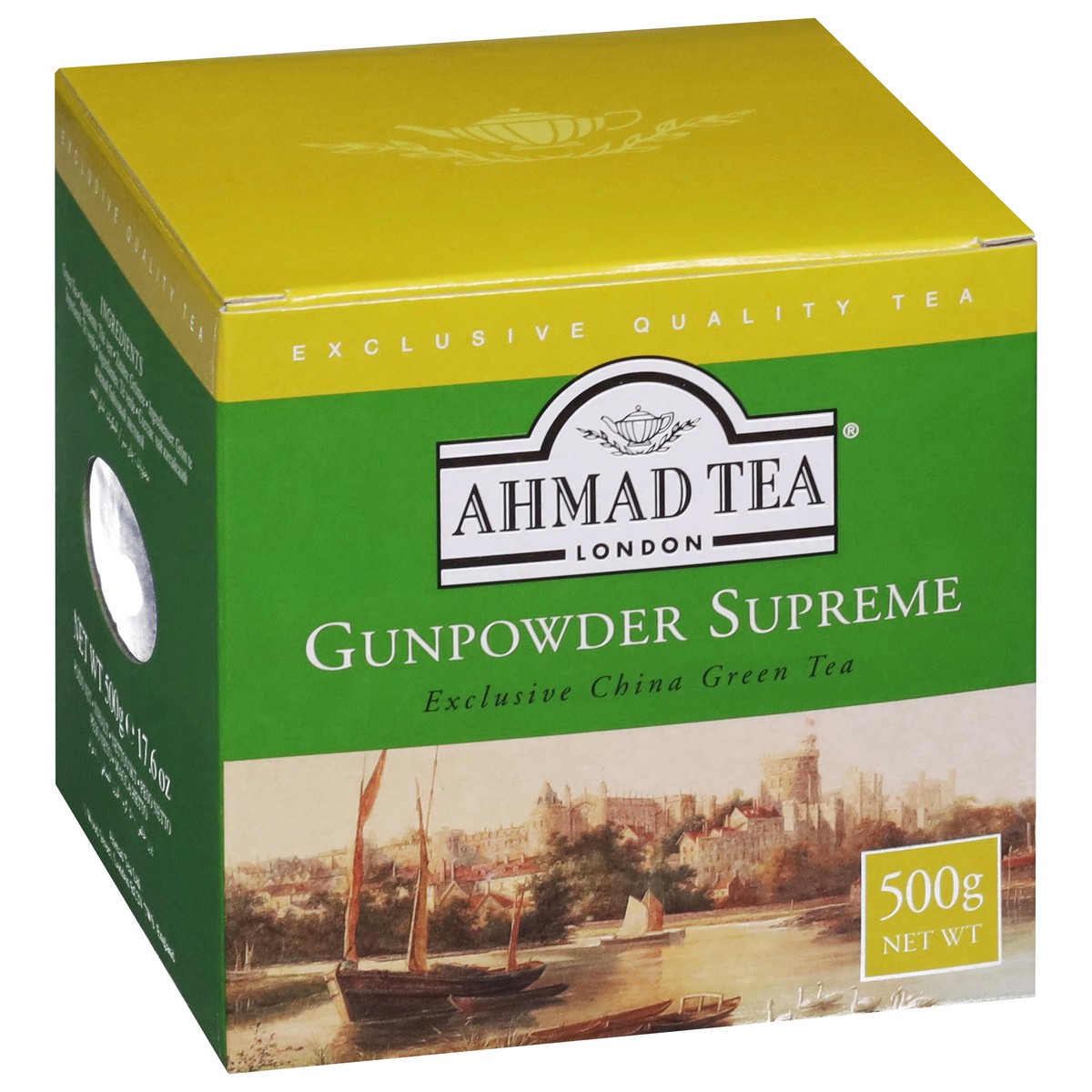 slide 2 of 13, Ahmad Tea Gunpowder Supreme Green Tea 500 g, 17.60 ct