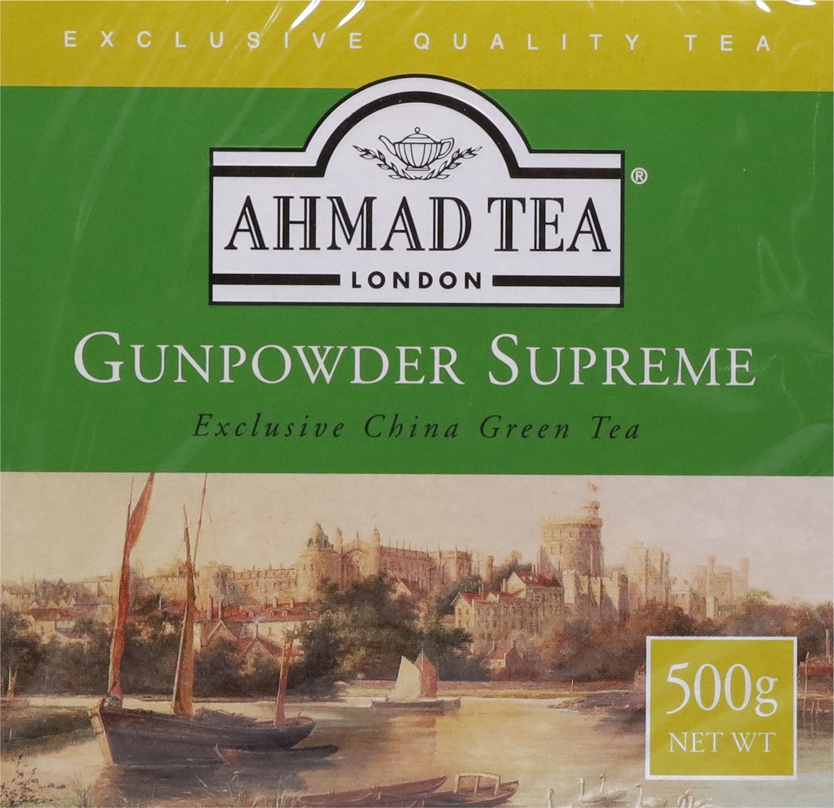 slide 4 of 13, Ahmad Tea Gunpowder Supreme Green Tea 500 g, 17.60 ct