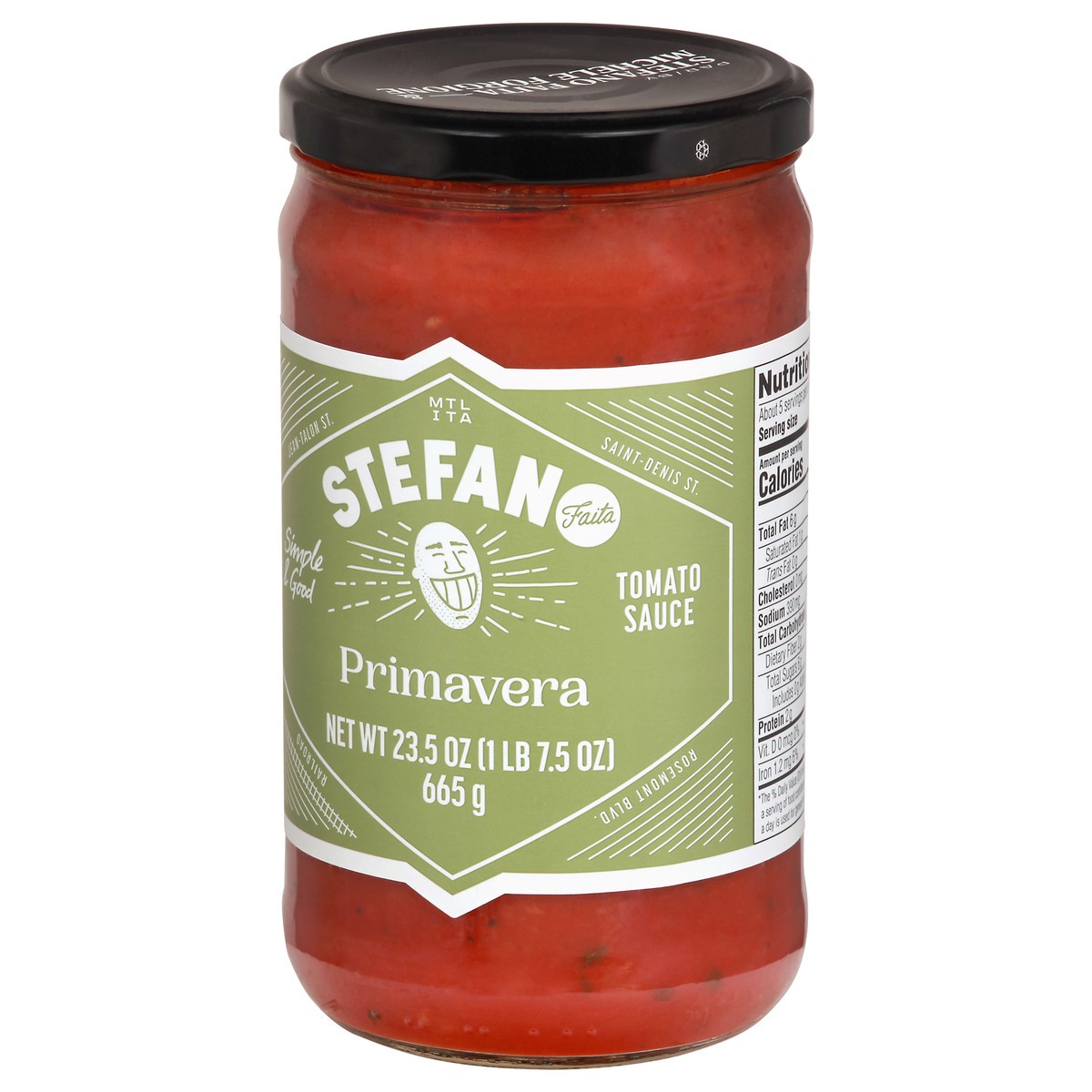 slide 4 of 9, Stefano Faita Primavera Tomato Sauce, 23.5 oz