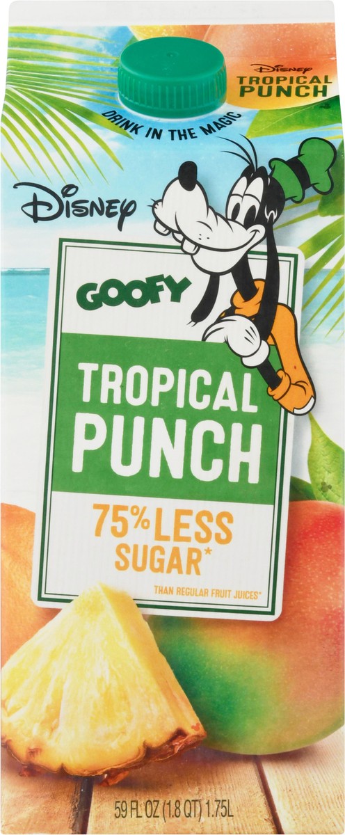 slide 13 of 14, Disney Goofy Tropical Punch Juice 59 fl oz Carton, 59 fl oz