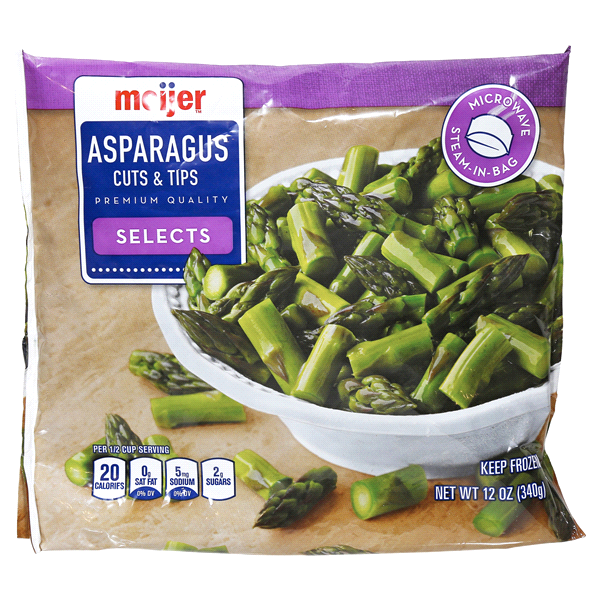 slide 1 of 2, Meijer Steamable Asparagus Cuts & Tips, 12 oz