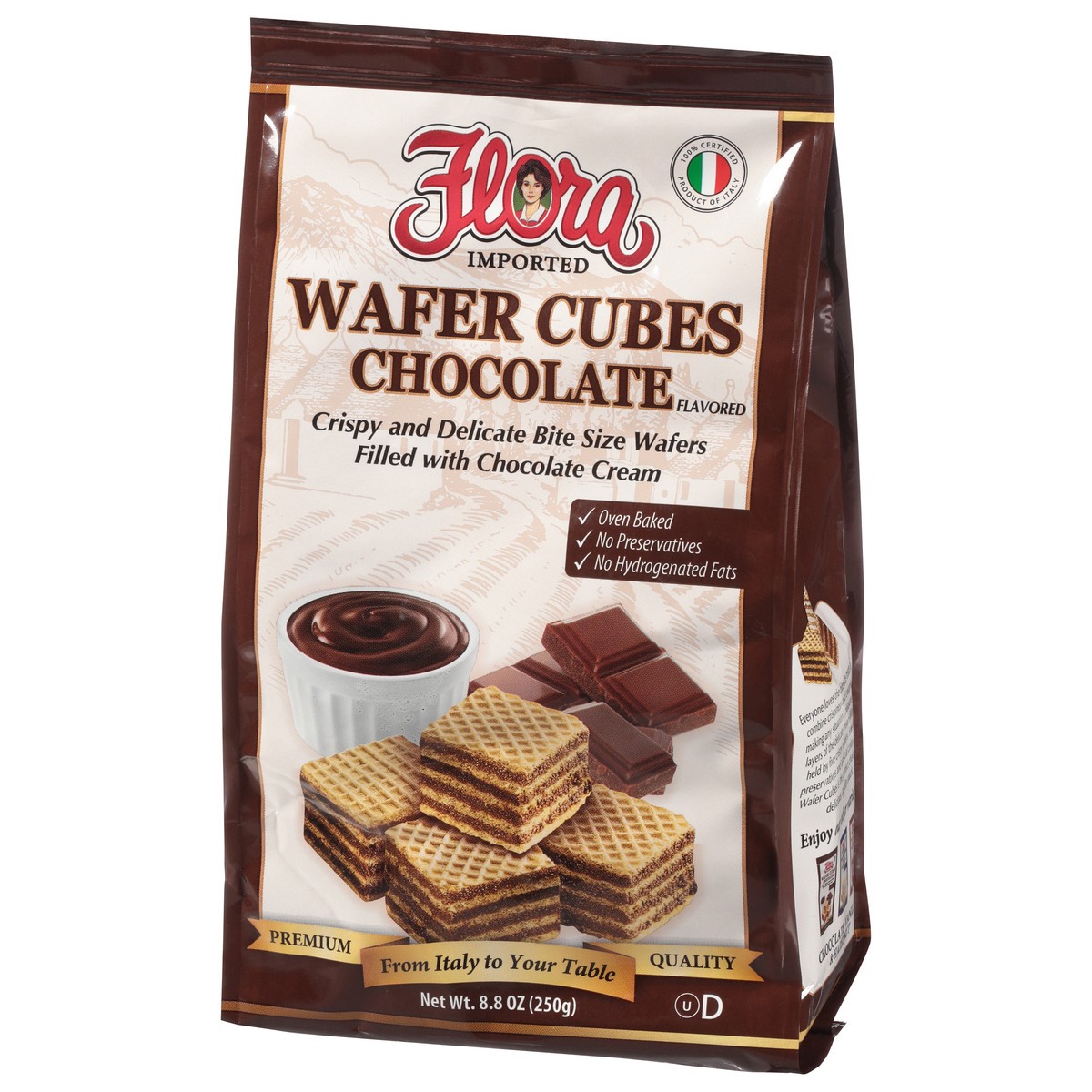 slide 9 of 9, Flora Chocolate Wafer Cubes 8.8 oz, 8.8 oz