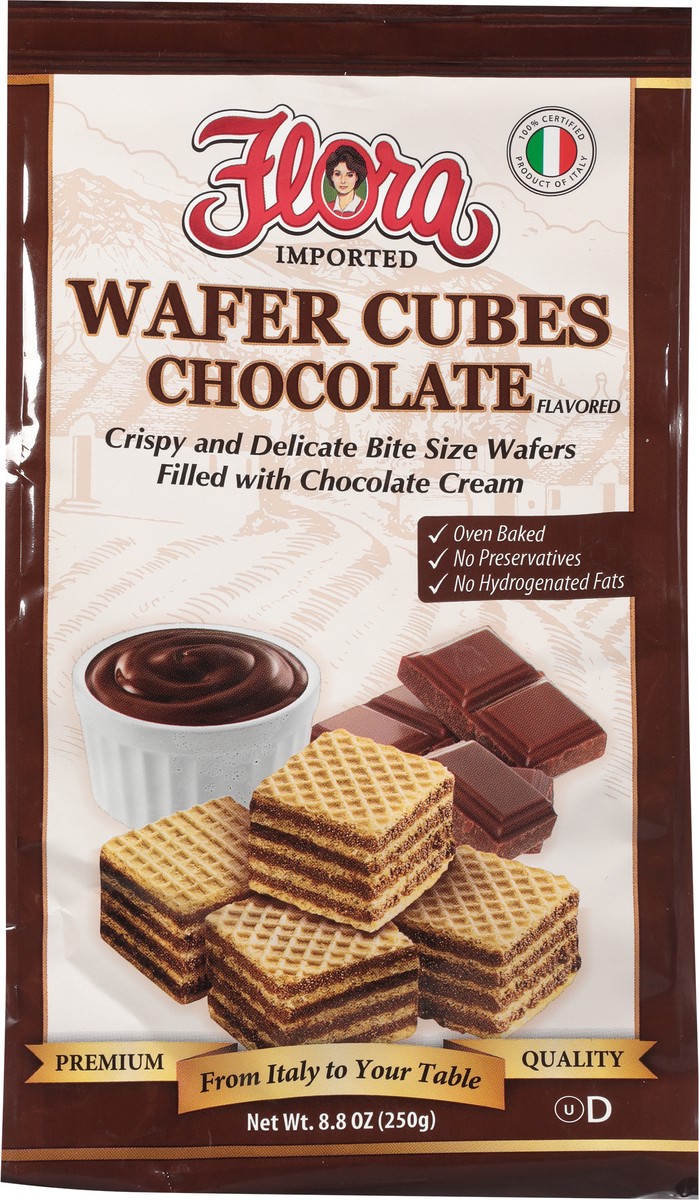 slide 4 of 9, Flora Chocolate Wafer Cubes 8.8 oz, 8.8 oz
