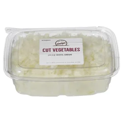 Fresh from Meijer Diced White Onion, 14 oz
