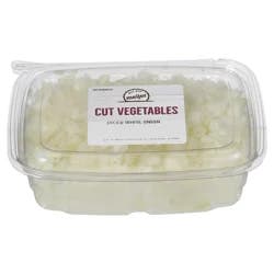 Fresh from Meijer Diced White Onion, 14 oz