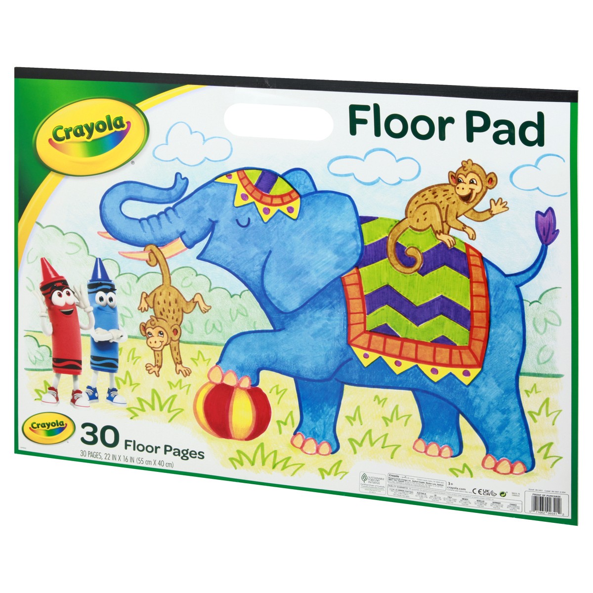 slide 6 of 9, Crayola Floor Pad 30 ea, 30 ct