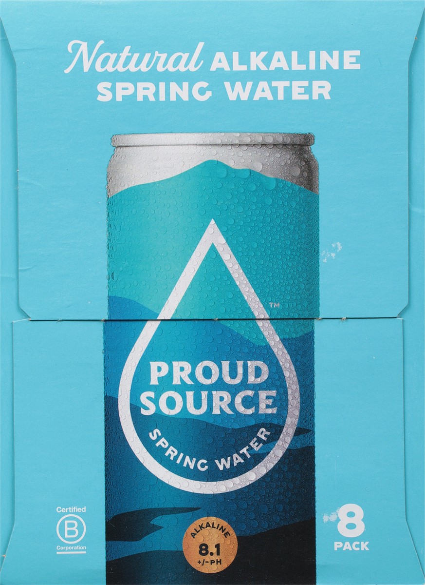 slide 4 of 9, Proud Source Spring Water - 8 ct, 12 fl oz, 8 ct