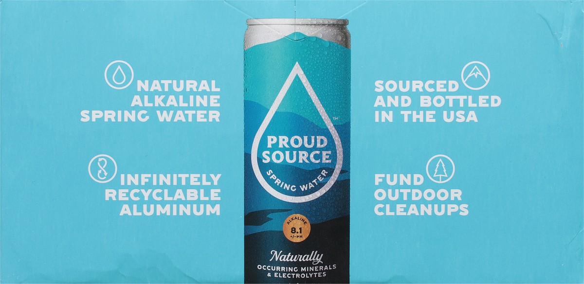 slide 7 of 9, Proud Source Spring Water - 8 ct, 12 fl oz, 8 ct