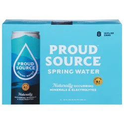 Proud Source Spring Water - 8 ct