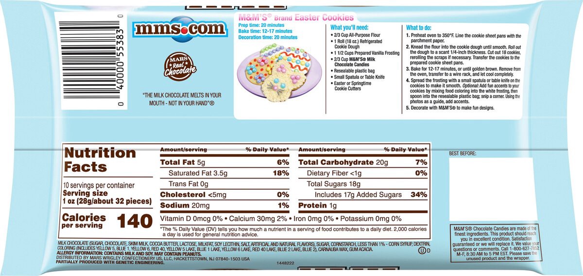 slide 9 of 13, M&M's Easter Milk Chocolate Candies, 10 oz
