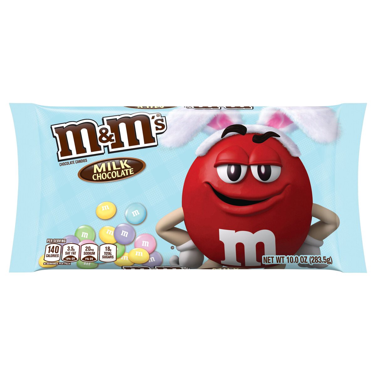 slide 1 of 13, M&M's Bite Size Chocolate, 10.14 oz